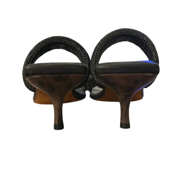 NWOB Joie Women’s Roberta Black Leather Kitten Heels in size 11 - Picture 7 of 9